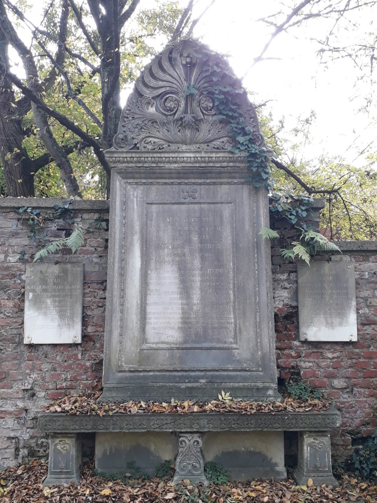 Grab von Karl Wilhelm von Heideck (1788–1861), Mitglied des Regentschaftsrats von Griechenland 1833–1835, auf dem Alten Südfriedhof München (Foto: Emanuel Lechenmayr)