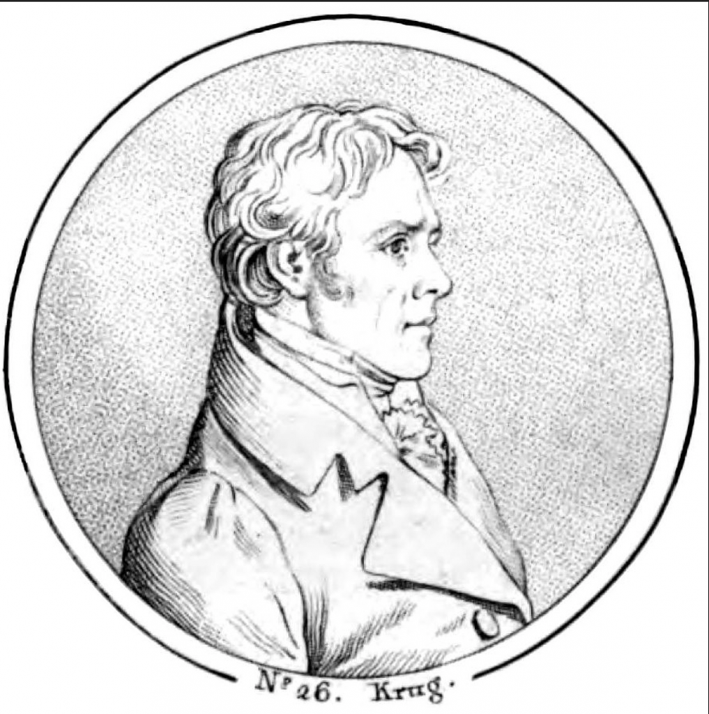 Porträt von Wilhelm Traugott Krug, 1810 